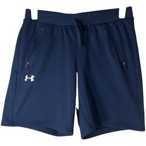 Under Armour Youth Navy Drawstring Athletic Shorts Size XL YXL 18 20